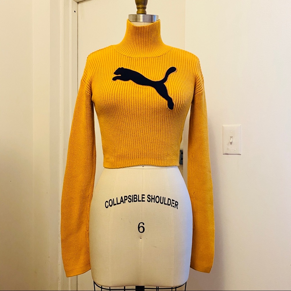 FENTY PUMA cropped turtle neck sweater